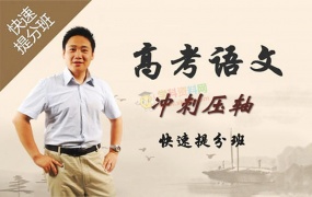 2019国家玮语文高考冲刺押题系统复习快速提分班全套视频课百度网盘