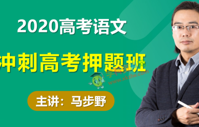 2020马步野高考语文点题班考场答题逻辑密卷特训视频课程含讲义百度云网盘下载